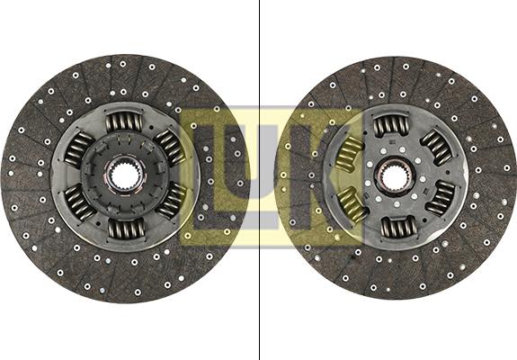 LUK 343 0252 10 - Clutch Disc www.parts5.com