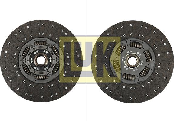 LUK 343 0203 10 - Clutch Disc www.parts5.com