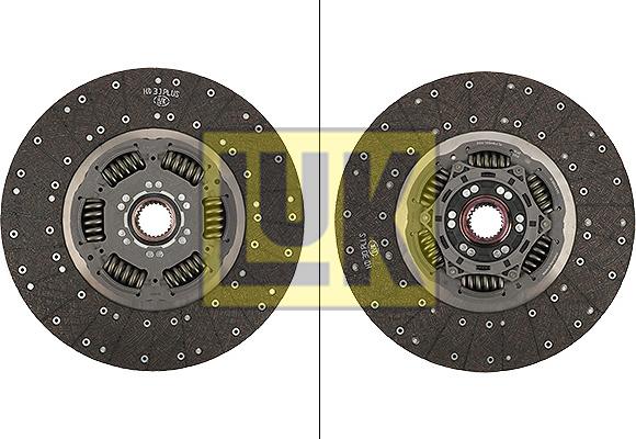 LUK 343 0285 10 - Clutch Disc www.parts5.com