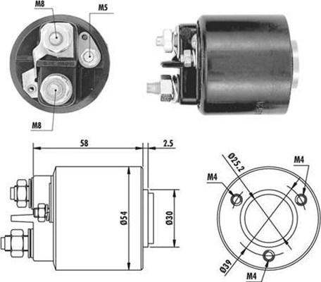 Magneti Marelli 940113050059 - Solenoid Switch, starter www.parts5.com