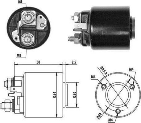 Magneti Marelli 940113050060 - Elektromagnetický spínač, startér www.parts5.com