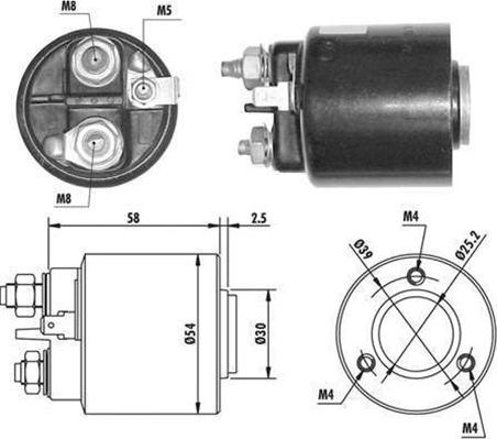 Magneti Marelli 940113050061 - Elektromagnetický spínač pre żtartér www.parts5.com