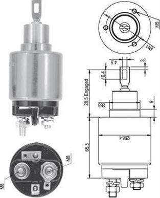 Magneti Marelli 940113050126 - Interruptor magnético, estárter www.parts5.com