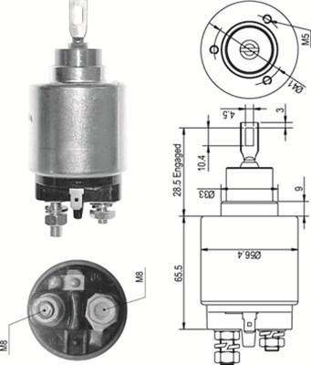 Magneti Marelli 940113050327 - Interruptor magnético, estárter www.parts5.com