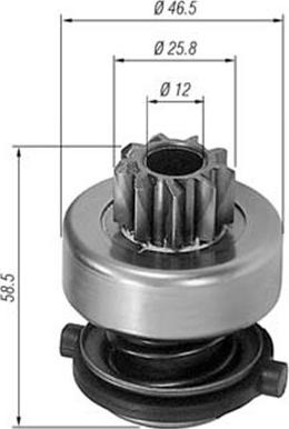 Magneti Marelli 940113020138 - Pinion electromotor www.parts5.com