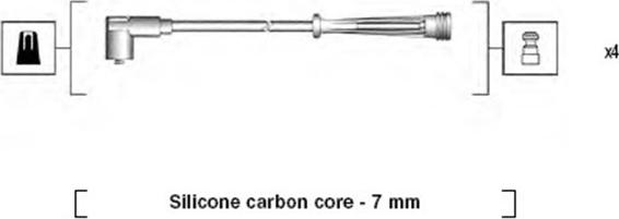 Magneti Marelli 941145380735 - Zestaw przewodów zapłonowych www.parts5.com