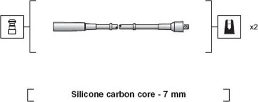 Magneti Marelli 941318111197 - Ignition Cable Kit www.parts5.com