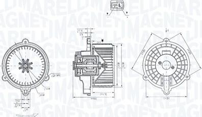 Magneti Marelli 069412384010 - Interior Blower parts5.com