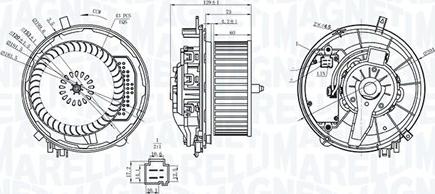 Magneti Marelli 069412245010 - Interior Blower www.parts5.com