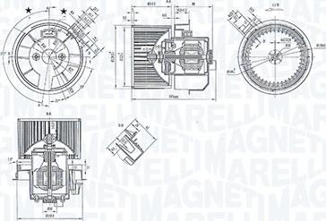 Magneti Marelli 069412247010 - Interior Blower www.parts5.com