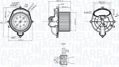 Magneti Marelli 069412266010 - Interior Blower www.parts5.com