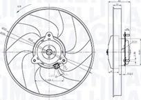 Magneti Marelli 069422866010 - Вентилятор, охлаждение двигателя www.parts5.com