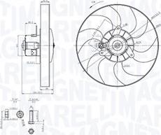 Magneti Marelli 069422868010 - Вентилятор, охлаждение двигателя www.parts5.com