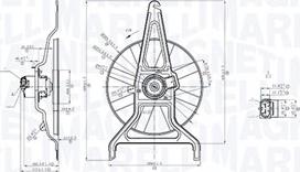 Magneti Marelli 069422867010 - Вентилятор, охлаждение двигателя www.parts5.com