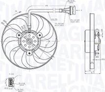 Magneti Marelli 069422883010 - Fan, radiator www.parts5.com