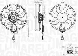 Magneti Marelli 069422882010 - Ventilador, refrigeración del motor www.parts5.com