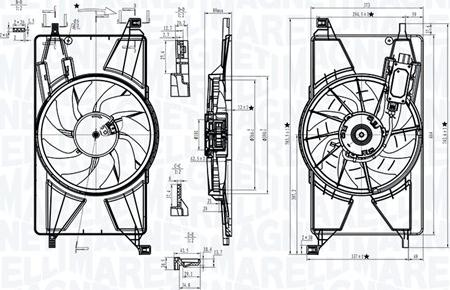 Magneti Marelli 069422834010 - Ventilator, radiator www.parts5.com