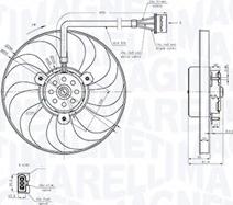 Magneti Marelli 069422876010 - Ventilator, radiator www.parts5.com