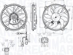 Magneti Marelli 069422870010 - Fan, radiator www.parts5.com