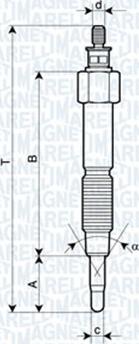 Magneti Marelli 062900093304 - Glow Plug www.parts5.com