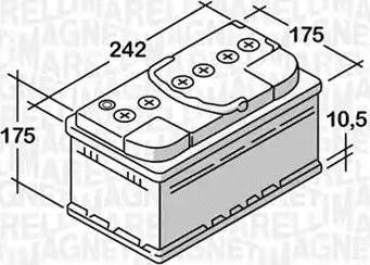 Magneti Marelli 068050051030 - Стартов акумулатор www.parts5.com