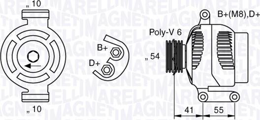 Magneti Marelli 063377028010 - Alternator www.parts5.com