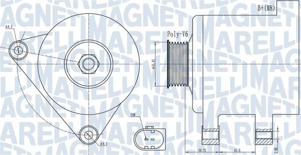 Magneti Marelli 063731910010 - Generátor www.parts5.com