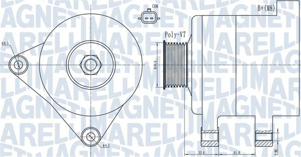 Magneti Marelli 063731936010 - Γεννήτρια www.parts5.com