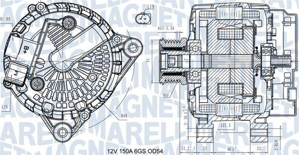 Magneti Marelli 063731472410 - Alternator www.parts5.com