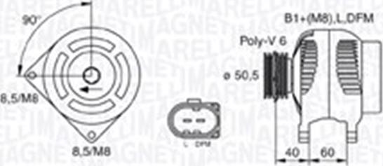 Magneti Marelli 063731542010 - Alternator www.parts5.com