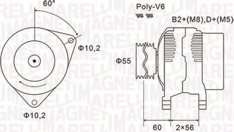 Magneti Marelli 063731577010 - Alternátor www.parts5.com