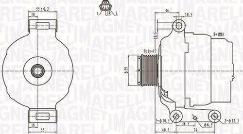 Magneti Marelli 063731639010 - Generator www.parts5.com