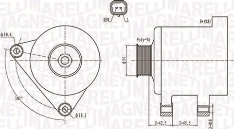 Magneti Marelli 063731674010 - Alternator www.parts5.com