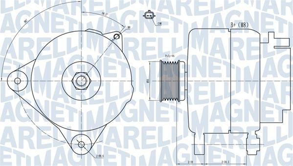 Magneti Marelli 063731887010 - Alternador parts5.com