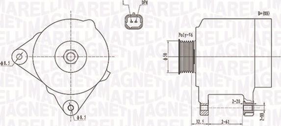 Magneti Marelli 063731824010 - Alternador www.parts5.com