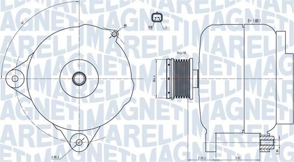 Magneti Marelli 063731876010 - Generátor www.parts5.com