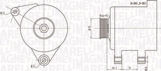 Magneti Marelli 063731747010 - Alternator www.parts5.com