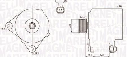 Magneti Marelli 063731768010 - Alternator www.parts5.com