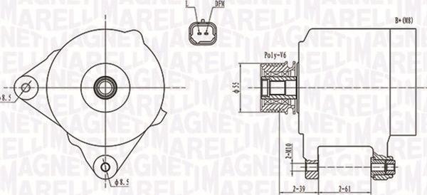 Magneti Marelli 063731762010 - Generátor www.parts5.com