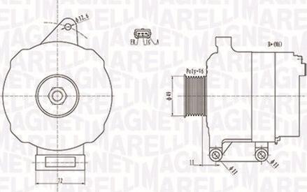 Magneti Marelli 063731780010 - Alternator www.parts5.com