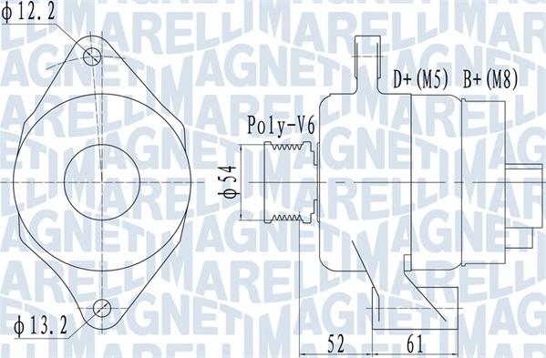 Magneti Marelli 063732049010 - Generátor www.parts5.com