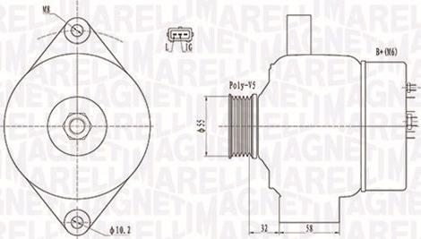 Magneti Marelli 063732026010 - Generator / Alternator www.parts5.com