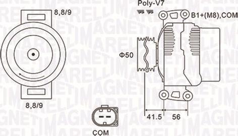 Magneti Marelli 063732108010 - Alternatör www.parts5.com