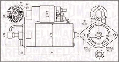 Magneti Marelli 063720984010 - Motor de arranque parts5.com