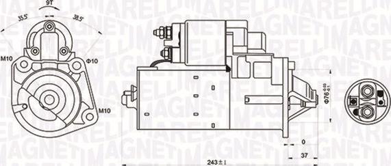 Magneti Marelli 063720680010 - Żtartér www.parts5.com