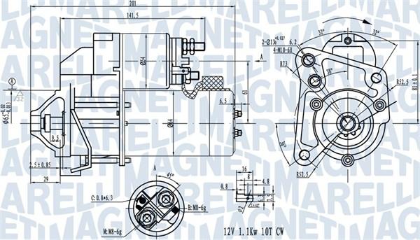 Magneti Marelli 063720681010 - Starter www.parts5.com