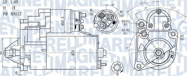 Magneti Marelli 063720784010 - Önindító www.parts5.com