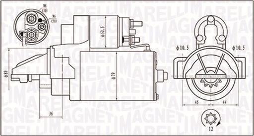 Magneti Marelli 063721421010 - Önindító www.parts5.com