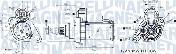 Magneti Marelli 063721533010 - Starter www.parts5.com