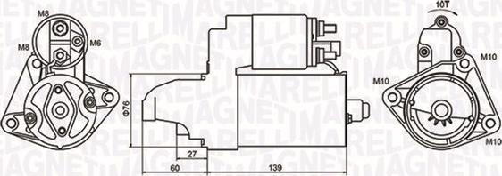 Magneti Marelli 063721050010 - Starter www.parts5.com